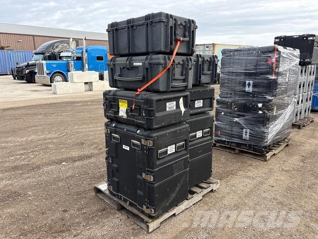 Quantity of (3) Pallets of Equipment Cases & 3U-4U Electronics