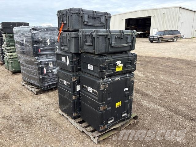 Quantity of (3) Pallets of Equipment Cases & 3U-4U Electronics