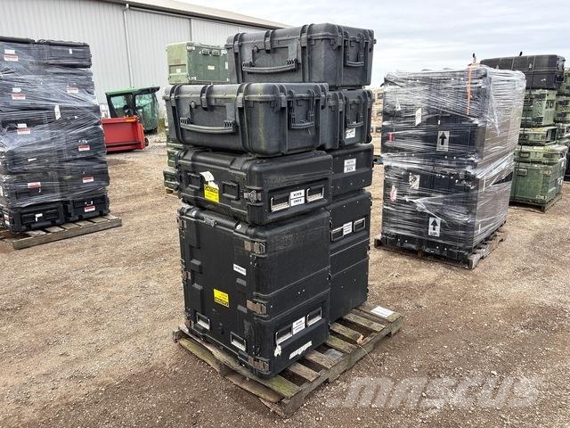 Quantity of (3) Pallets of Equipment Cases & 3U-4U Electronics