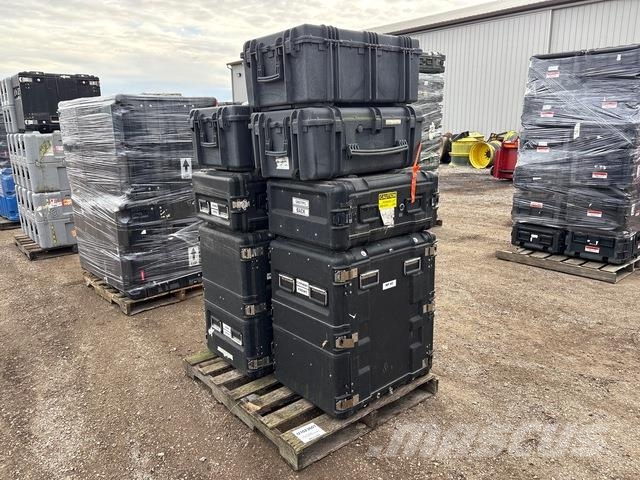 Quantity of (3) Pallets of Equipment Cases & 3U-4U Electronics