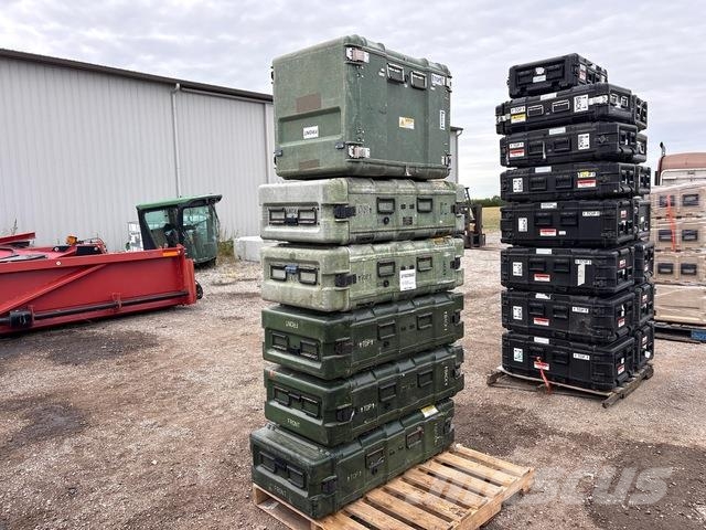  Quantity of (3) Pallets of Equipment Cases & 1U-2U Electronics