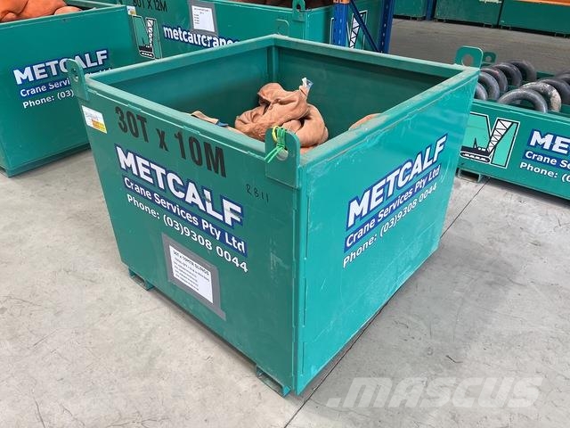 Quantity of (4) 30 t x 10 m Soft Sling Építőipar - Egyebek