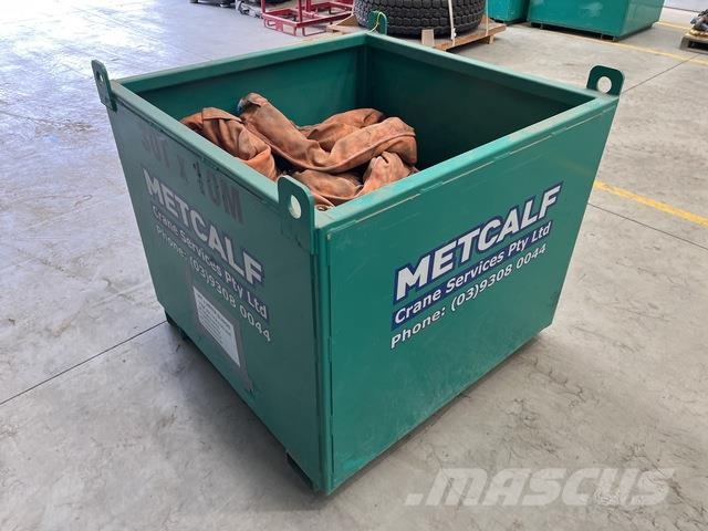 Quantity of (4) 30 t x 10 m Soft Sling Építőipar - Egyebek