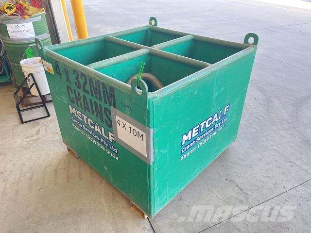 Quantity of (4) 32 mm x 10 m Chains Ostali kranovi