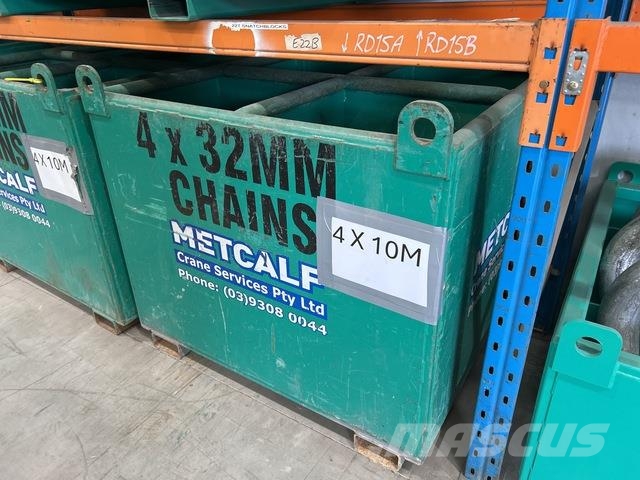 Quantity of (4) 32 mm x 10 m Chains Ostali kranovi