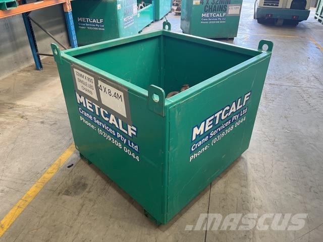 Quantity of (4) 32 mm x 8.4 m G80 Single Leg Chain Ostali kranovi