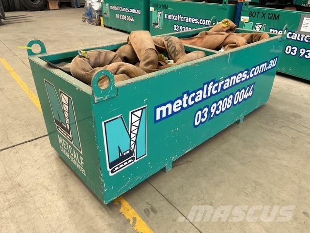 Quantity of (4) 80 t x 10 m Soft Sling Építőipar - Egyebek