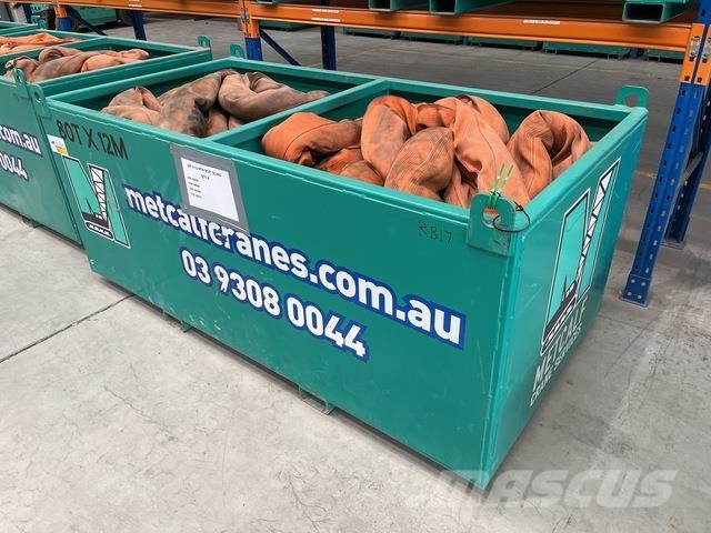 Quantity of (4) 80 t x 12 m Soft Sling Építőipar - Egyebek