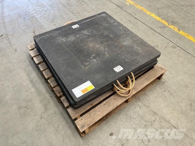  Quantity of (4) 900 mm x 900 mm 35 Tonne UHMW Poly Construction - Others