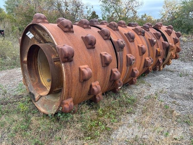 Quantity of (4) Trash Compactor Wheels - Fits Tras Ανταλλακτικά εξοπλισμού αποβλήτων/ανακύκλωσης και λατομείων