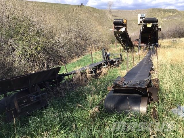 Quantity of (5) 30 in x 21 ft Stationary Conveyors Przenośniki taśmowe