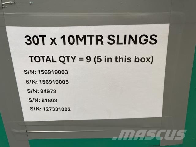 Quantity of (5) 30 t x 10 m Soft Sling Other