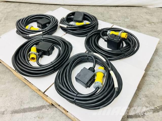 Quantity of (5) LEX 20 Amp Power Distribution Cord Other