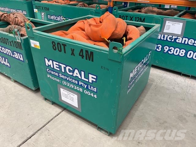 Quantity of (6) 80 t x 4 m Soft Sling Other