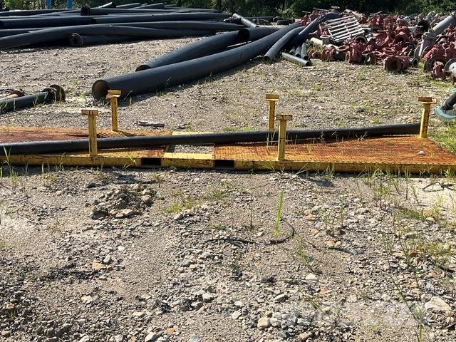 Quantity of 6 in Cam Hoses 20 ft Hose Racks 6 in Andre komponenter