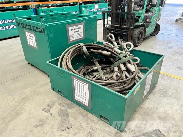 Quantity of (8) 22 ton Snatch Blocks Другие грузоподъемные машины
