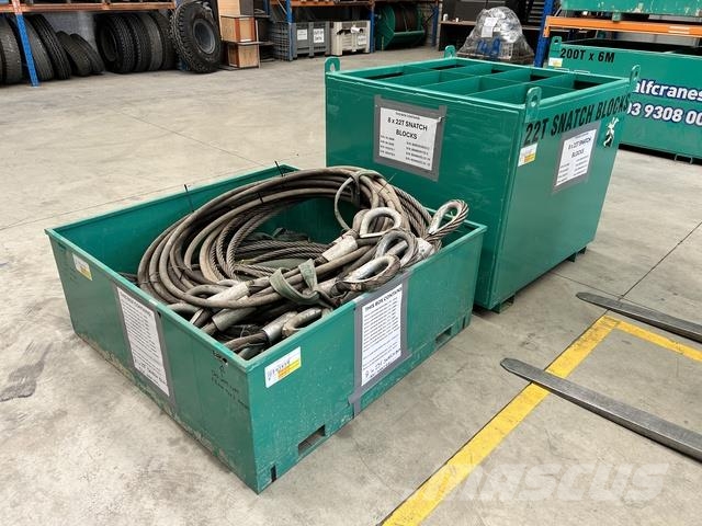 Quantity of (8) 22 ton Snatch Blocks Другие грузоподъемные машины