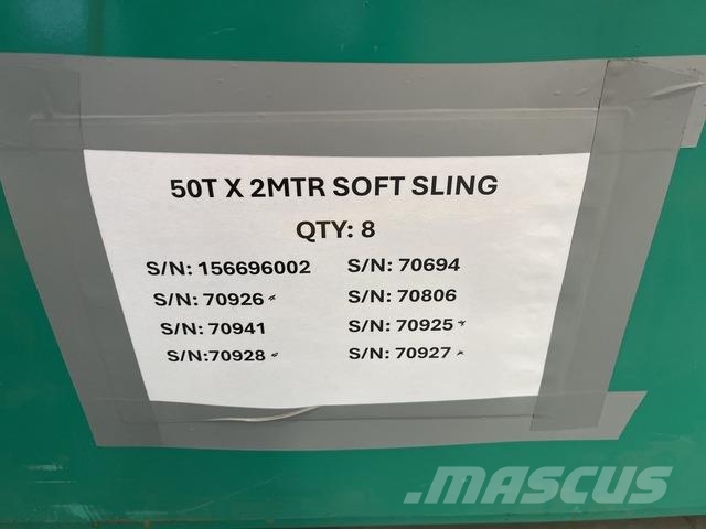 Quantity of (8) 50 t x 2 m Soft Sling Other