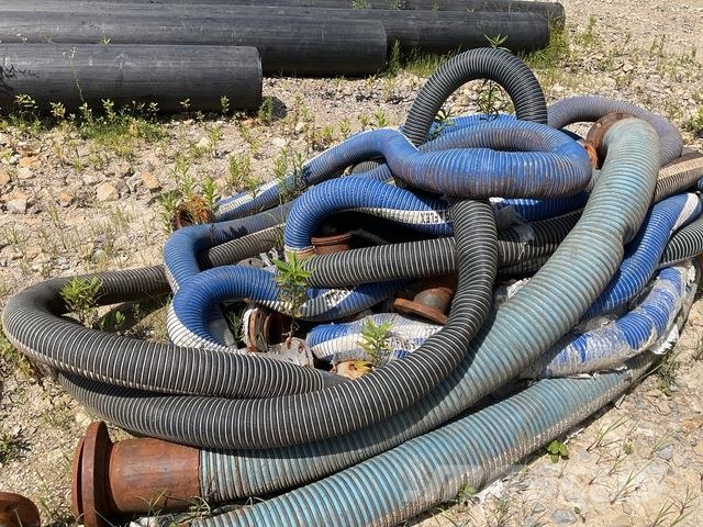  Quantity of (9) 4 in x 20 ft Discharge Hose & (178 Andre komponenter