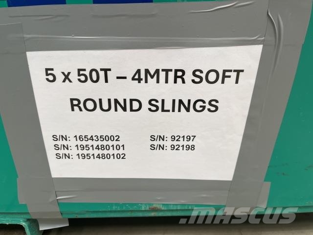 Quantity of (9) Soft Round Sling Other