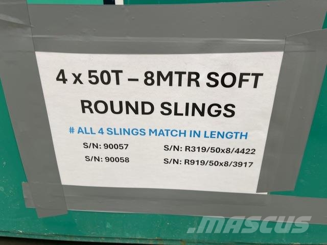 Quantity of (9) Soft Round Sling Other