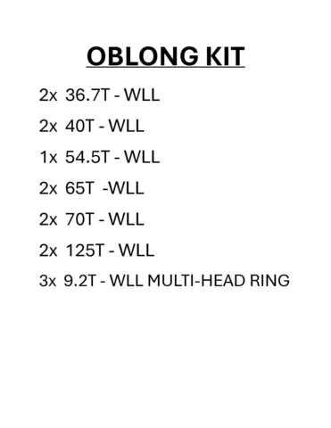  Quantity of Oblong Master Links Andere Krane