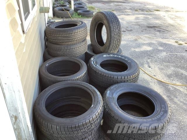 Quantity of Tires (Unused) Tyres, wheels and rims