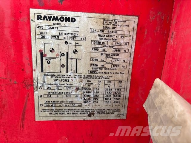 Raymond 425-C50TT Električni viljuškari
