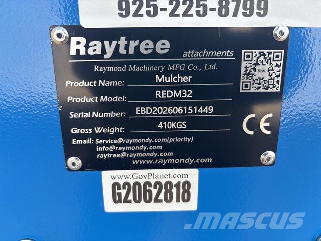 Raytree REDM32 Další stroje na zpracování půdy a příslušenství