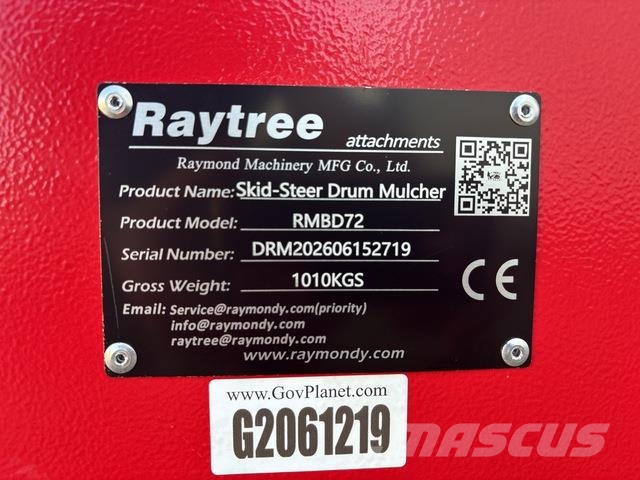 Raytree RMBD72 Metsä murskaimet