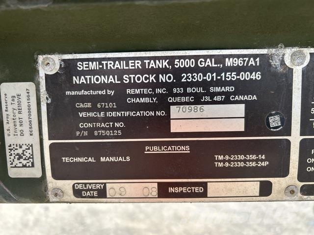Remtec M967A1 탱커 트레일러