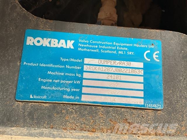 Rokbak RA30 Kĺbové nákladné autá
