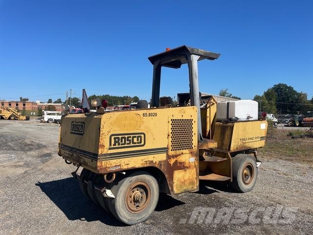 Rosco Tru-Pac 915 Pneumatic tired rollers