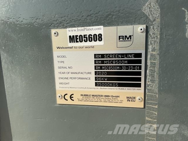 Rubble Master RM MSC8500M Elekler