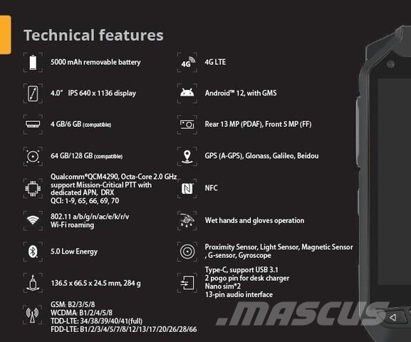  Ruggear RG750 Строителство - Други