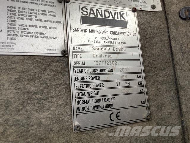 Sandvik RANGER DX800 Avolouhintaporauslaitteet
