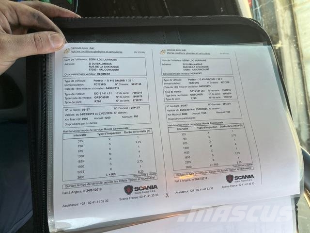 Scania G410 Sopmaskiner