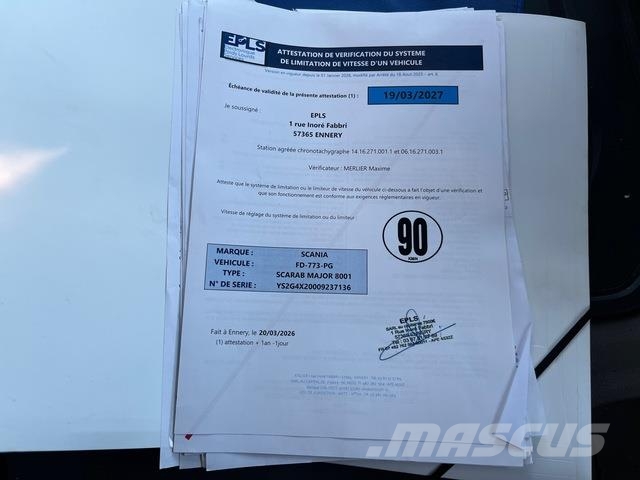 Scania G410 Sopmaskiner