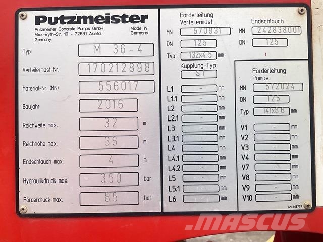 Scania P410CB Betonipumppuautot