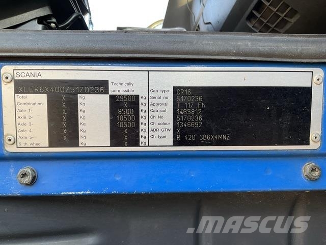 Scania R420CB Kombinované/Čerpací cisterny