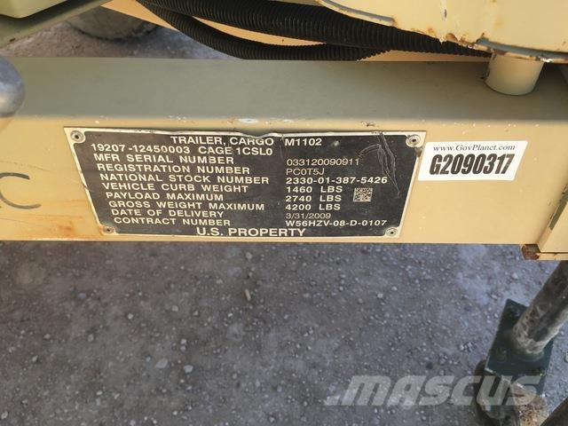 Schutt M1102 مقطورات أخرى