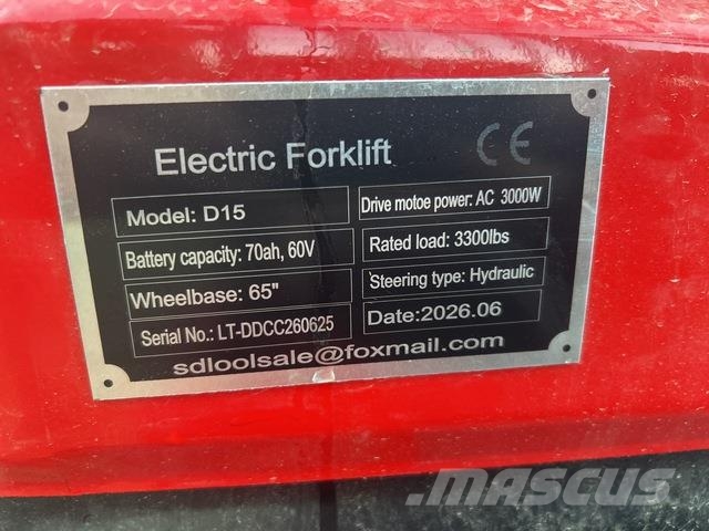 SDLOOL CPD-15 Electric forklifts