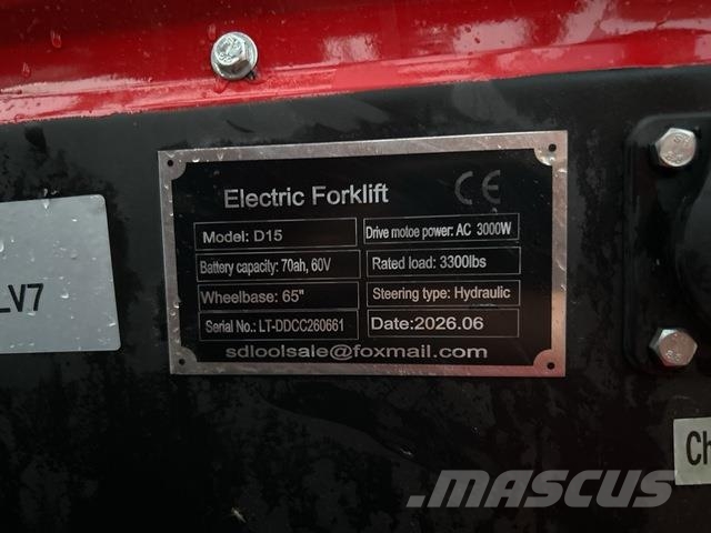 SDLOOL CPD-15 Elektromos targoncák