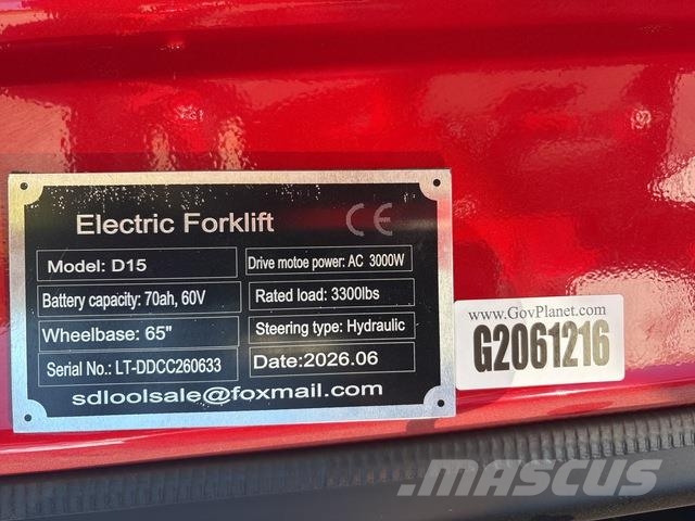 SDLOOL CPD-15 Elektrische heftrucks
