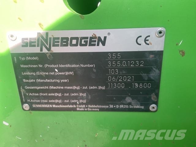 Sennebogen 355E Muut koneet