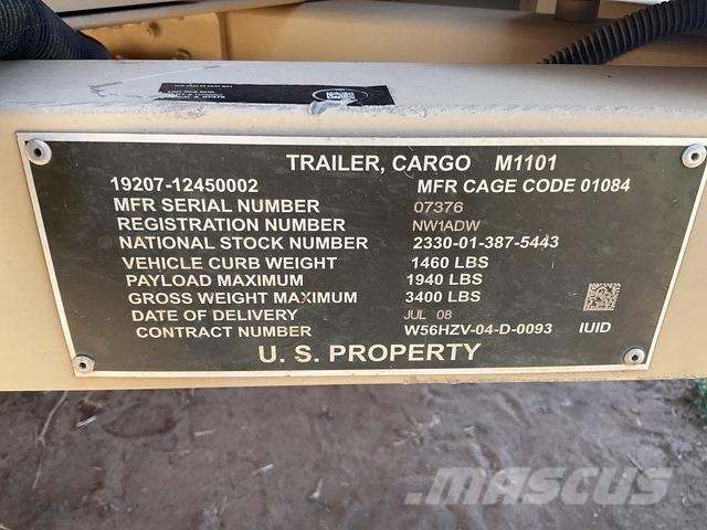 Silver Eagle M1101 Citas piekabes