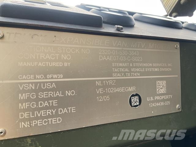 Stewart & Stevenson M1087A1 Építőipar - Egyebek