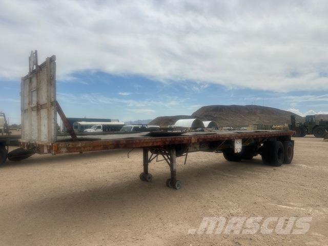 T/A Flatbed Trailer Platformas/izkraušana no sāniem