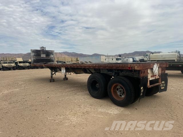 T/A Flatbed Trailer Platformas/izkraušana no sāniem