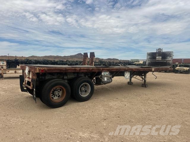 T/A Flatbed Trailer Platformas/izkraušana no sāniem